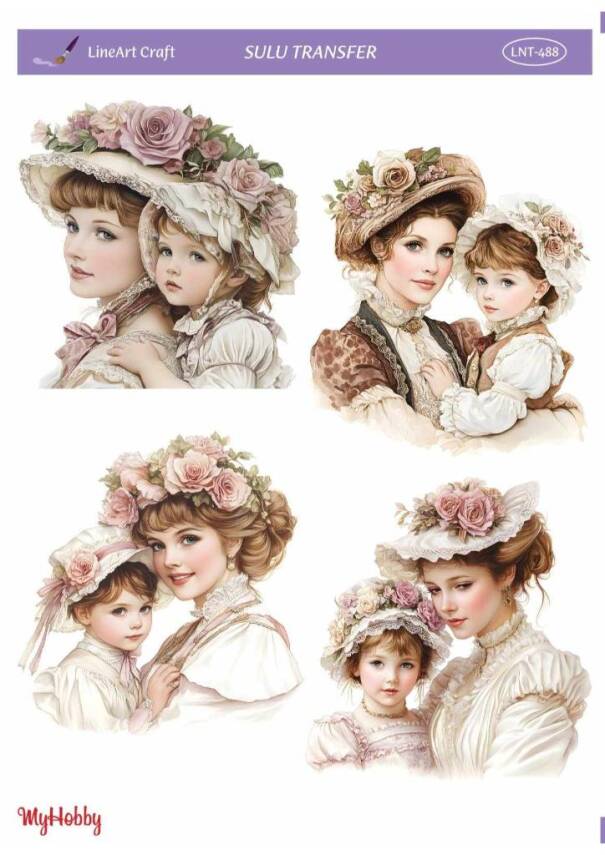 LineArt Kadın Desenli Sulu Transfer LNT488 - 1