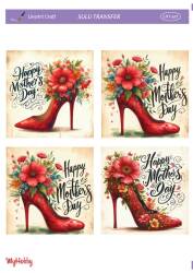 LineArt Kadın Desenli Sulu Transfer LNT497 - Line Art