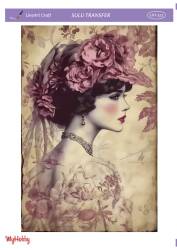 LineArt Kadın Desenli Sulu Transfer LNT511 - Line Art