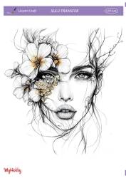 LineArt Kadın Desenli Sulu Transfer LNT523 - Line Art