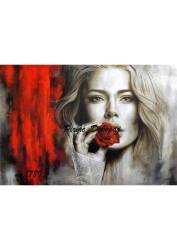 LineArt Kadın Figürlü Pirinç Dekopaj Model : 1789 - Line Art