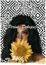 LineArt Kadın Figürlü Pirinç Dekopaj Model : 3466 - Line Art