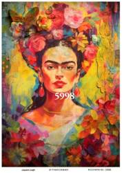 LineArt Kadın Figürlü Pirinç Dekopaj Model : 5998 - Line Art