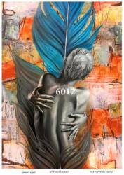 LineArt Kadın Figürlü Pirinç Dekopaj Model : 6012 - Line Art