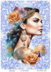 LineArt Kadın Figürlü Pirinç Dekopaj Model : 6044 - Line Art