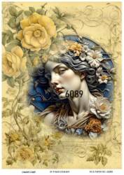 LineArt Kadın Figürlü Pirinç Dekopaj Model : 6089 - Line Art