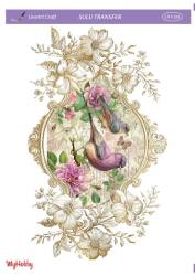 LineArt Kuş Desenli Sulu Transfer LNT292 - Line Art