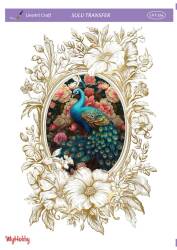 LineArt Kuş Desenli Sulu Transfer LNT294 - Line Art