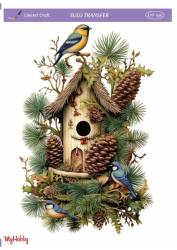 LineArt Kuş Desenli Sulu Transfer LNT335 - Line Art