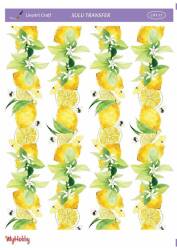 LineArt Limon Desenli Sulu Transfer LNT077 - Line Art
