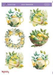 LineArt Limon Desenli Sulu Transfer LNT092 - Line Art