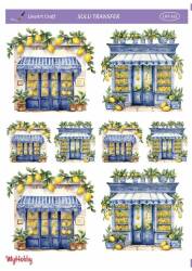 LineArt Limon Desenli Sulu Transfer LNT161 - Line Art