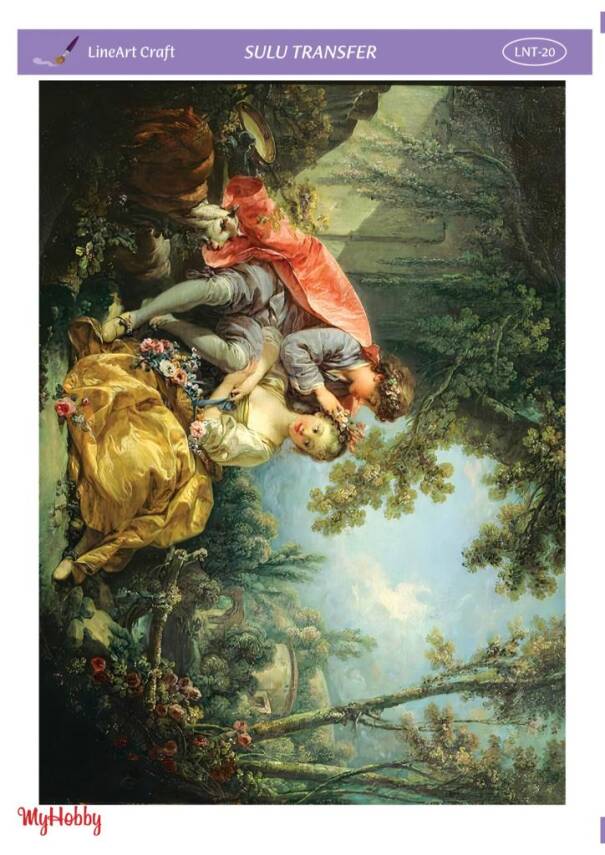 LineArt Manzara Desenli Sulu Transfer LNT020 - 1