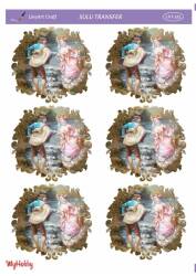 LineArt Manzara Desenli Sulu Transfer LNT182 - Line Art