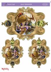 LineArt Manzara Desenli Sulu Transfer LNT185 - Line Art