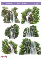 LineArt Manzara Desenli Sulu Transfer LNT212 - Line Art