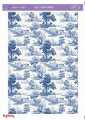 LineArt Manzara Desenli Sulu Transfer LNT221 - Line Art