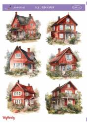 LineArt Manzara Desenli Sulu Transfer LNT237 - Line Art