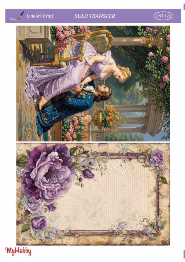 LineArt Manzara Desenli Sulu Transfer LNT261 - 1