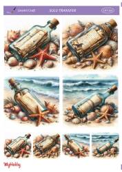 LineArt Marine Desenli Sulu Transfer LNT310 - Line Art