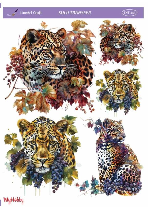 LineArt Puma Desenli Sulu Transfer LNT345 - 1