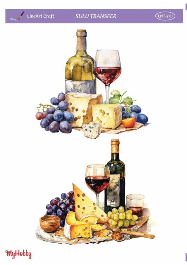 LineArt Şişe Desenli Sulu Transfer LNT270 - 1