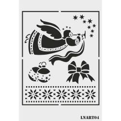 Lineart Stencil Şablon LNART 0004 - Line Art