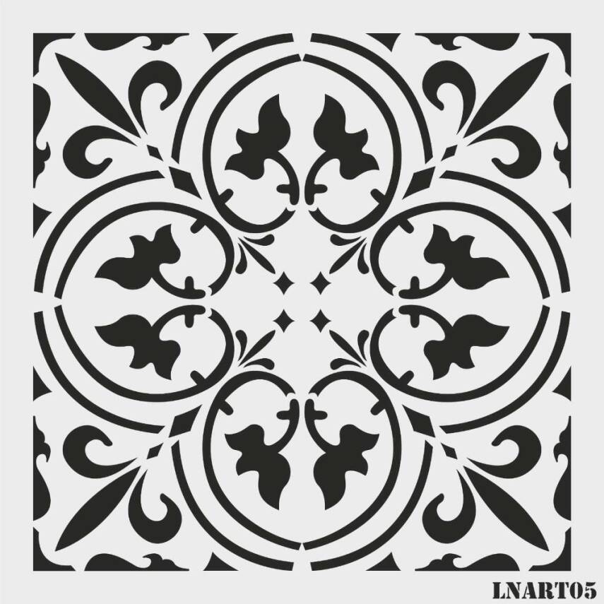 Lineart Stencil Şablon LNART 0005 - 1