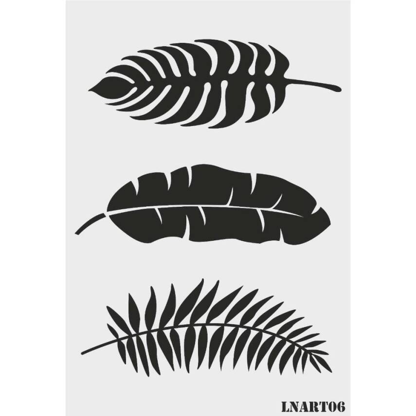 Lineart Stencil Şablon LNART 0006 - 1