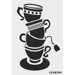 Lineart Stencil Şablon LNART 0009 - Line Art