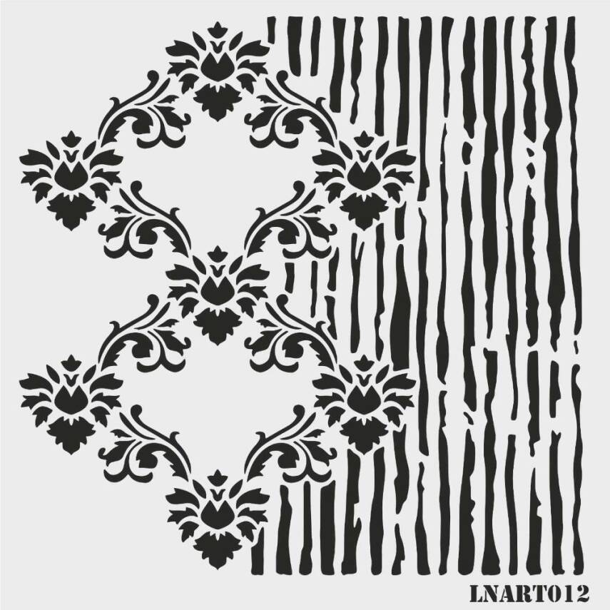 Lineart Stencil Şablon LNART 0012 - 1