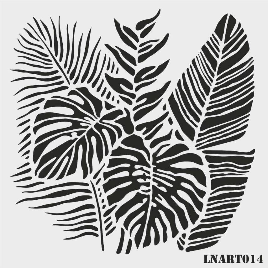 Lineart Stencil Şablon LNART 0014 - 1