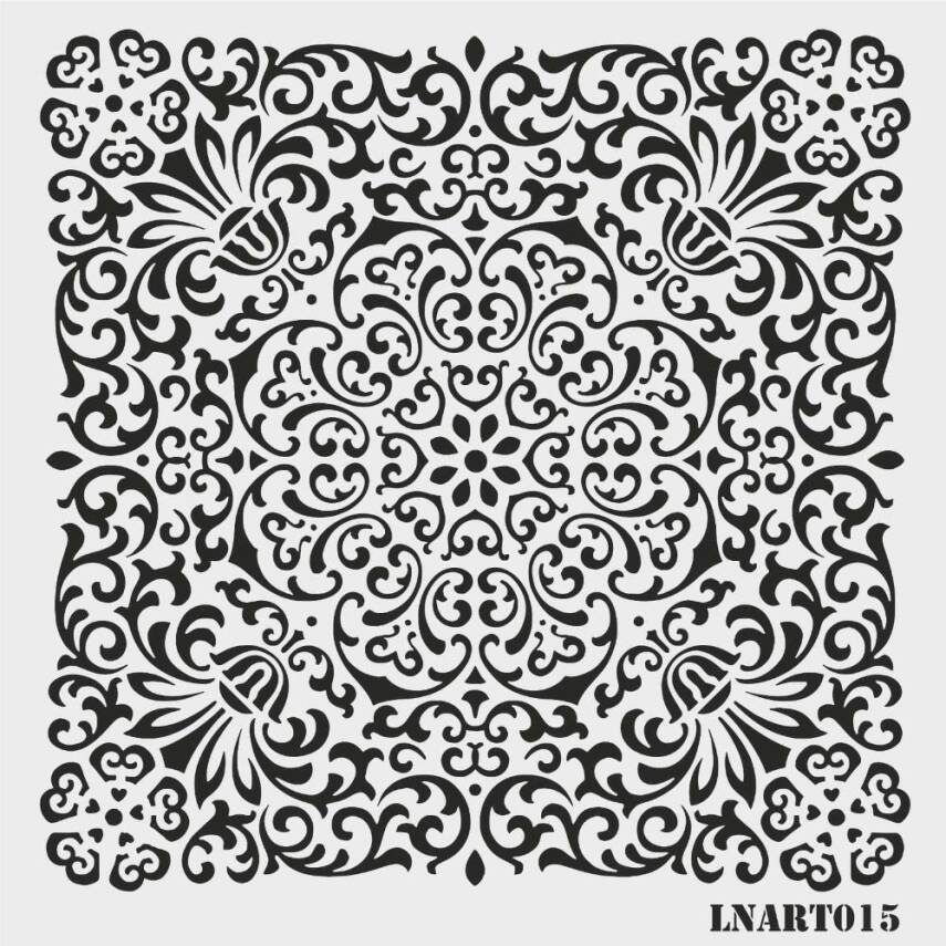 Lineart Stencil Şablon LNART 0015 - 1