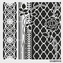 Lineart Stencil Şablon LNART 0016 - Line Art