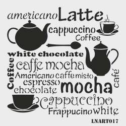 Lineart Stencil Şablon LNART 0017 - Line Art