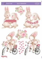 LineArt Tavşan Desenli Sulu Transfer LNT106 - Line Art