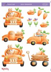 LineArt Tavşan Desenli Sulu Transfer LNT109 - Line Art