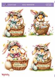 LineArt Tavşan Desenli Sulu Transfer LNT490 - Line Art