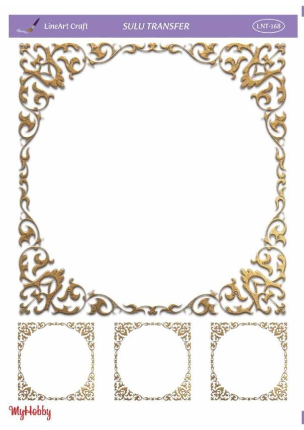 LineArt Varak Desenli Sulu Transfer LNT168 - 1