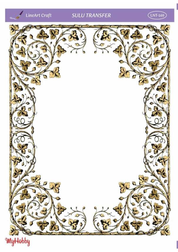 LineArt Varak Desenli Sulu Transfer LNT169 - 1