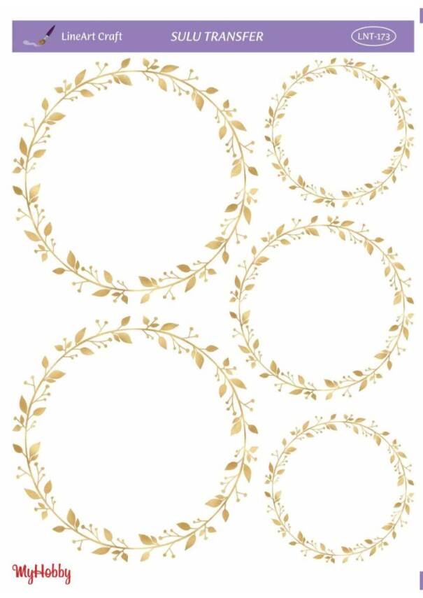 LineArt Varak Desenli Sulu Transfer LNT173 - 1