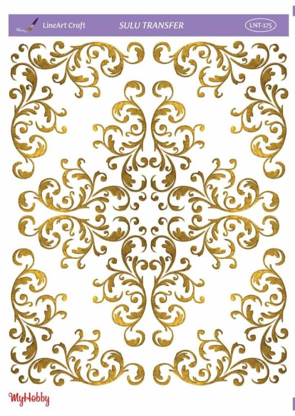 LineArt Varak Desenli Sulu Transfer LNT175 - 1