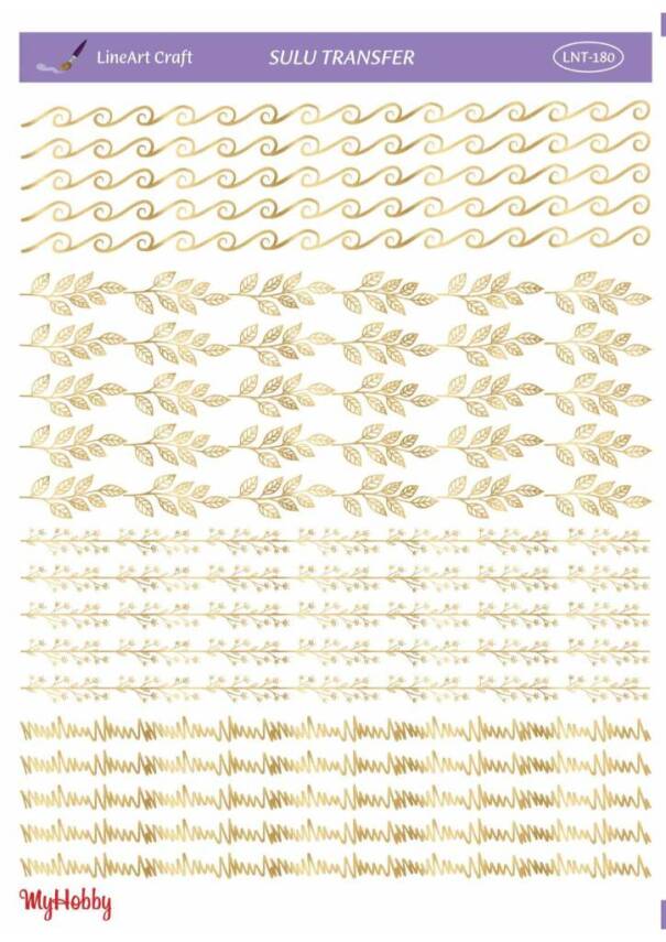 LineArt Varak Desenli Sulu Transfer LNT180 - 1