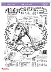 LineArt Yazı Desenli Sulu Transfer LNT082 - Tual Hobi Craft Ist