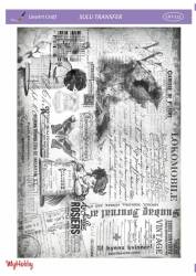 LineArt Yazı Desenli Sulu Transfer LNT112 - Tual Hobi Craft Ist