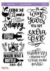 LineArt Yazı Desenli Sulu Transfer LNT140 - Tual Hobi Craft Ist