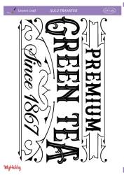 LineArt Yazı Desenli Sulu Transfer LNT264 - Line Art