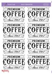 LineArt Yazı Desenli Sulu Transfer LNT267 - Line Art