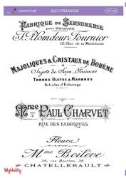 LineArt Yazı Desenli Sulu Transfer LNT268 - Line Art