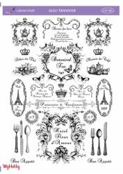 LineArt Yazı Desenli Sulu Transfer LNT384 - Line Art